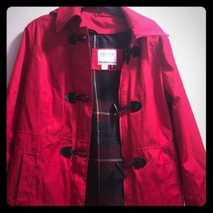 Nautica Red coat with hood